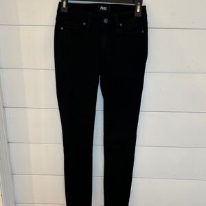 PAIGE Women's Black Skinny Jeans size 25 EUC